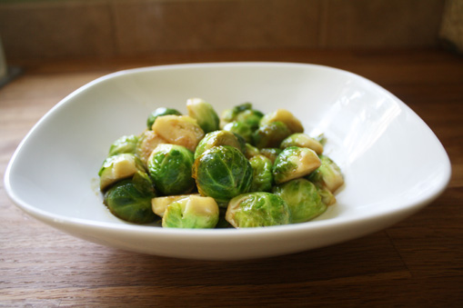 Brussels Sprouts Cooked